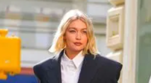 Gigi Hadid Wears Unusual Cropped Jacket For Maybelline Campaign